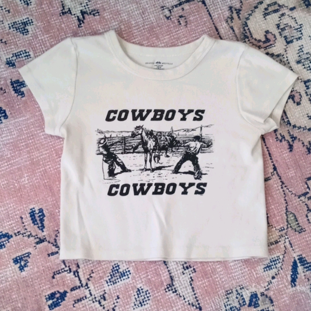 Brandy Melville • Ashlyn Cowboys Crop Top